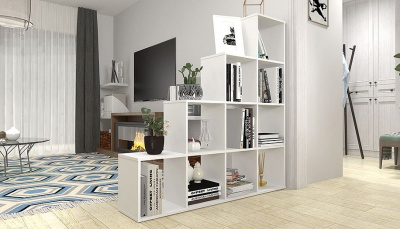 Стеллаж Polini Home Smart, белый. Фото №5