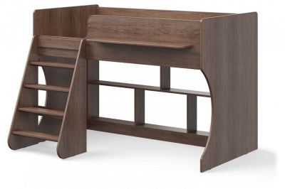 Кровать-чердак Р436 Капризун 2, древесина коричневая светлая дуб фото Кровать-чердак Р436 Капризун 2, древесина коричневая светлая дуб. Фото №3