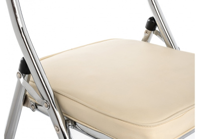 Стул Chair раскладной бежевый. Фото №4