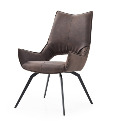 Стул DC1241 коричневый/черный. Фото №3