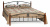 Кровать РУМБА (AT-203)/ RUMBA дерево гевея/металл, 120*200 см (middle bed), красный дуб/черный фото Кровать РУМБА (AT-203)/ RUMBA дерево гевея/металл, 120*200 см (middle bed), красный дуб/черный. Фото №1