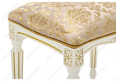 Стул деревянный Беттино патина золото / бежевый фото Стул деревянный Беттино патина золото / бежевый. Фото