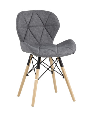 Стул Бон рогожка темно-серый. Фото