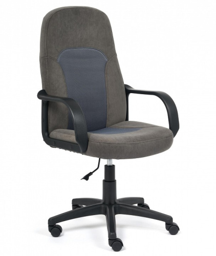 Кресло PARMA флок/ткань, серый, 29/TW-12 фото Кресло PARMA флок/ткань, серый, 29/TW-12. Фото №1