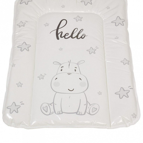 Матрас пеленальный Polini kids Бегемотик, серый. Фото №8
