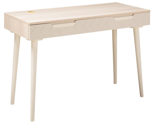 Стол рабочий Сканди Жемчужно-белый. Фото №1