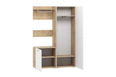 Стенка для прихожей Snow wood. Фото