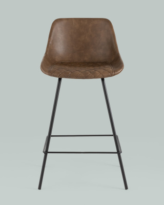 Стул полубарный TEXAS экокожа коричневый фото Стул полубарный TEXAS экокожа коричневый. Фото №5