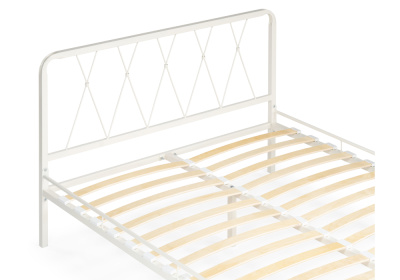 Кровать Иоханна 18 140х200 белая. Фото №4