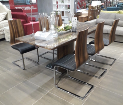 Обеденный стол DUPEN DT-02 орех. Фото №4