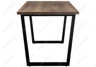 Стол деревянный Эльпатия 150 дуб велингтон / черный матовый. Фото