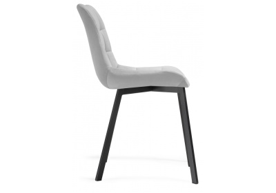 Стул Челси черный / светло-серый. Фото №3