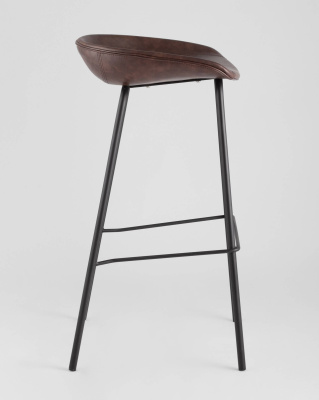 Стул барный Beetle Lite PU коричневый. Фото №5