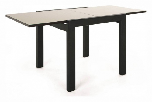 Стол Джокер-Бизнес 800*800(1600)*750 (Венге/стекло бежевое (жемчужное). Фото №2