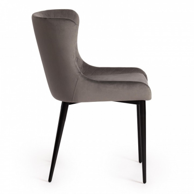 Стул MANTRA (mod. 713) ткань/металл, 49х61х82 см, высота до сидения 49 см, серый barkhat 26/черный (поставляется по 4 шт). Фото №2