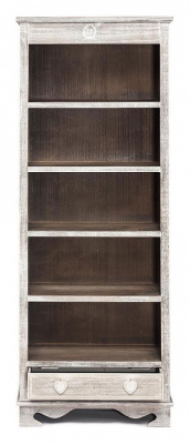 Шкаф книжный  Secret De Maison Lilou (mod. 63106) paulownia, мдф, 75х40х190см, Античный коричневый фото Шкаф книжный  Secret De Maison Lilou (mod. 63106) paulownia, мдф, 75х40х190см, Античный коричневый. Фото №2