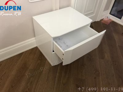 Тумба прикроватная DUPEN M-102 белая. Фото