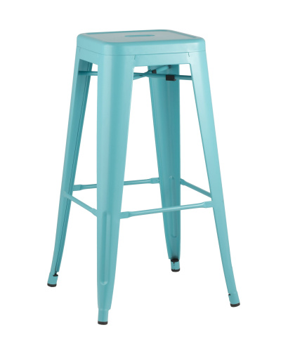 Стул барный TOLIX голубой матовый. Фото №2