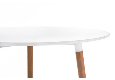 Стол деревянный Lorini 80 white / wood фото Стол деревянный Lorini 80 white / wood. Фото №2