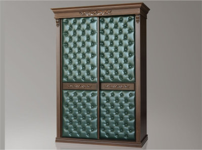 Шкаф-купе Благо Б 8.60-2/2 Классика с каретной стяжкой. Фото