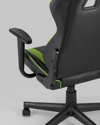 Кресло игровое TopChairs Impala зеленое. Фото №8