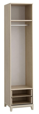 Шкаф с ящиками универсальный Сканди Жемчужно-белый. Фото