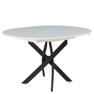 Стол 2303-1 белый/черный (white/black). Фото №3