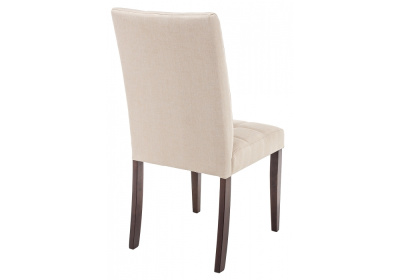 Стул деревянный Madina dark walnut / fabric cream фото Стул деревянный Madina dark walnut / fabric cream. Фото №5