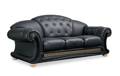 Диван Versace 3-х местный черный. Фото №5