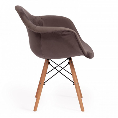 Кресло Secret De Maison CINDY SOFT (EAMES) (mod. 101) дерево береза/металл/мягкое сиденье/ткань, 61 х 60 х 80 см , серый (HLR 24)/натуральны фото Кресло Secret De Maison CINDY SOFT (EAMES) (mod. 101) дерево береза/металл/мягкое сиденье/ткань, 61 х 60 х 80 см , серый (HLR 24)/натуральны. Фото №2