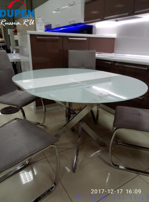 Стол В2303 белый/хром. Фото №5