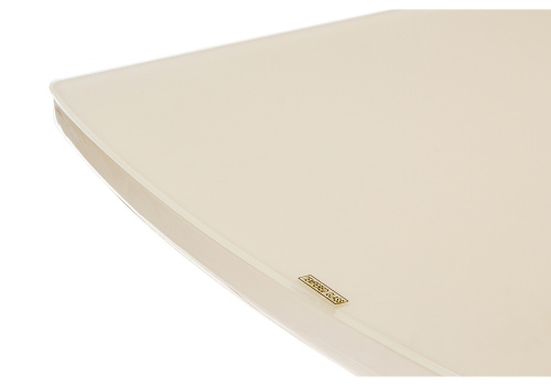 Стол стеклянный Space 120 бежевый. Фото №7