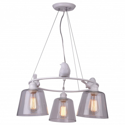 Подвесная люстра Arte Lamp Passero A4289LM-3WH фото Подвесная люстра Arte Lamp Passero A4289LM-3WH. Фото №2