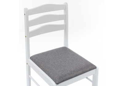 Стул деревянный Camel white / light grey фото Стул деревянный Camel white / light grey. Фото №3