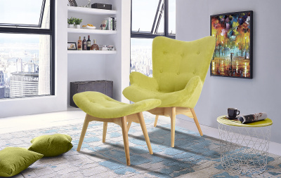 Банкетка DC-917F оливковая. Фото №3