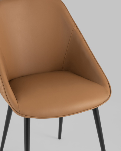 Стул Бланш экокожа коричневый. Фото №9