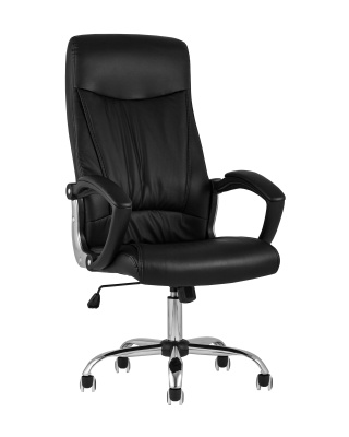 Кресло руководителя TopChairs Tower черное фото Кресло руководителя TopChairs Tower черное. Фото №2
