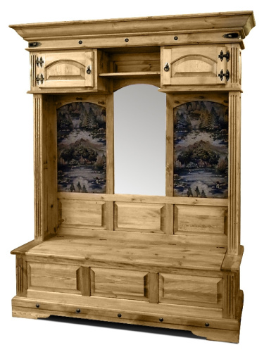 Шкаф комбинированный для прихожей Викинг 04. Фото №1