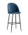 Стул барный Марсель велюр пыльно-синий фото Стул барный Марсель велюр пыльно-синий. Фото №2