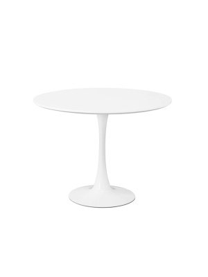 Стол Tulip 100, белый фото Стол Tulip 100, белый. Фото №3