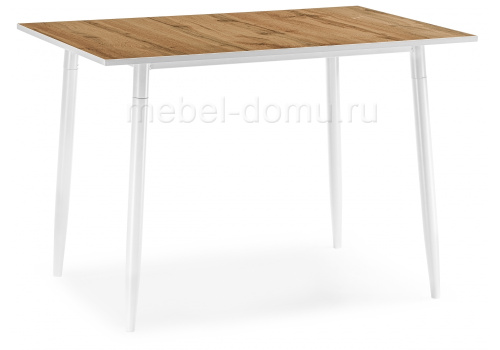 Стол деревянный Энлэй дуб вота / белый. Фото №1