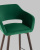 Стул барный Саймон велюр темно-зеленый фото Стул барный Саймон велюр темно-зеленый. Фото №9