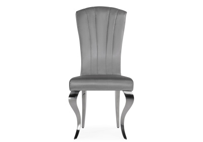 Стул на металлокаркасе Sally dark grey / steel фото Стул на металлокаркасе Sally dark grey / steel. Фото №3