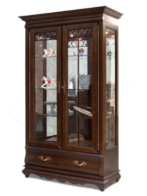 Шкаф Оскар с витриной ММ-210-02 фото Шкаф Оскар с витриной ММ-210-02. Фото №2