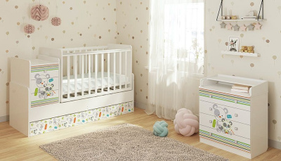 Комод пеленальный Polini Kids Simple 1580, белый фото Комод пеленальный Polini Kids Simple 1580, белый. Фото №5