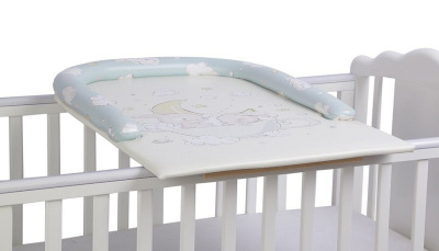 Доска пеленальная Polini kids Зайки на облачках с бортиками,. Фото
