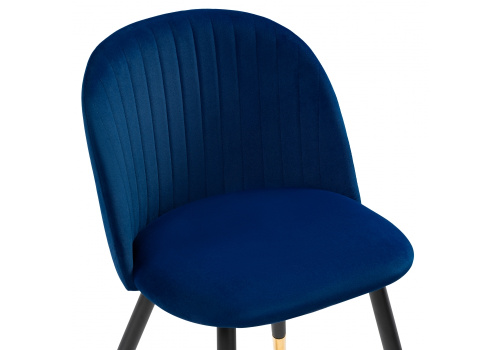 Стул Gabi dark blue / black / gold. Фото №4