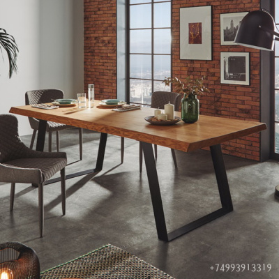 Обеденный стол DUPEN DT-105 Карамель BROOKLYN фото Обеденный стол DUPEN DT-105 Карамель BROOKLYN. Фото №2