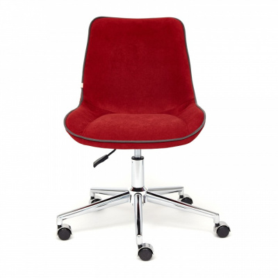 Кресло STYLE флок , бордовый, 10 фото Кресло STYLE флок , бордовый, 10. Фото №2