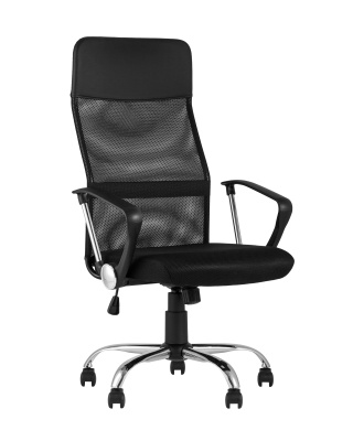 Кресло офисное TopChairs Benefit черное фото Кресло офисное TopChairs Benefit черное. Фото №2